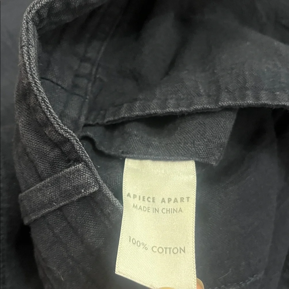 Apiece Apart Merida Navy Pants High Rise Sailor Cropped Trousers size 2 - Picture 11 of 11